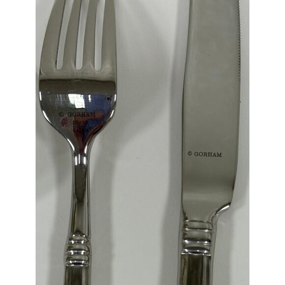 Gorham Savannah Glossy Flatware Set. KT107 - Picture 3 of 3